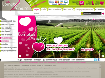 aucomptoirdesvins.fr website preview