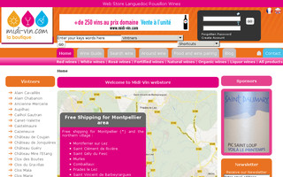 midi-vin.com website preview
