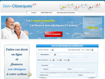 zen-obseques.fr website preview