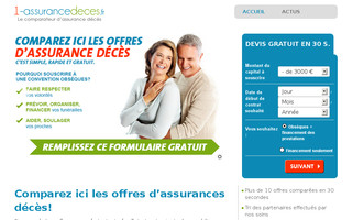 1-assurancedeces.fr website preview