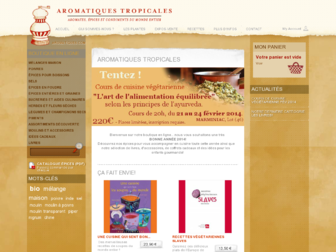 aromatiques.com website preview