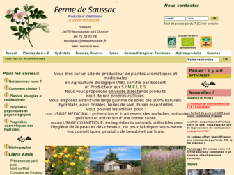 fermedesaussac.fr website preview