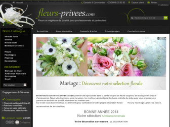 fleurs-privees.com website preview