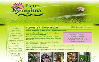 fleurs-nymphea-pontamousson.com website preview