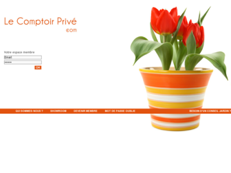 lecomptoirprive.com website preview