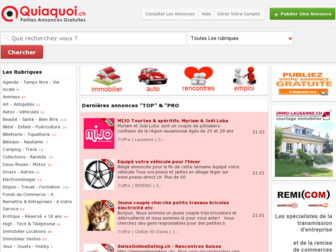 quiaquoi.ch website preview
