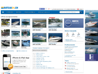 bateau24.ch website preview