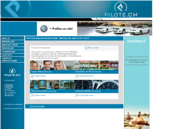 pilote.ch website preview