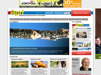 agrihebdo.ch website preview