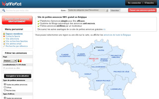 be.wannonce.com website preview