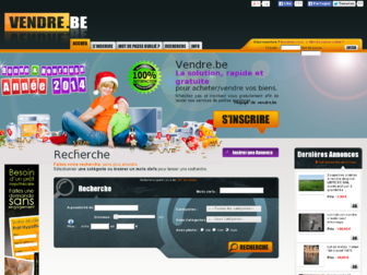 vendre.be website preview