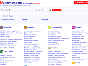 bannonce.com website preview