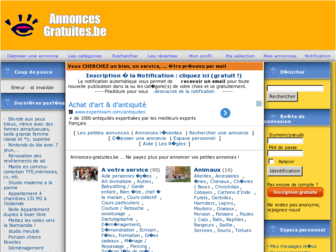 annonces-gratuites.be website preview