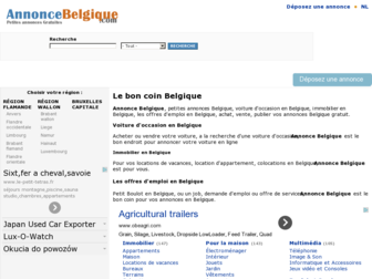 annoncebelgique.com website preview