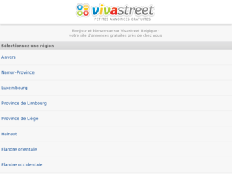 m.vivastreet.be website preview