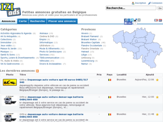 iziads.be website preview