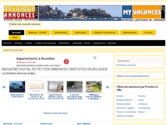 belgique-annonces.com website preview