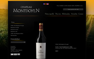 chateau-montdoyen.com website preview