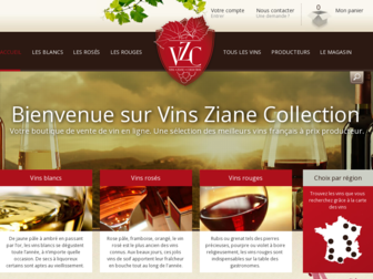 vins-ziane-collection.fr website preview