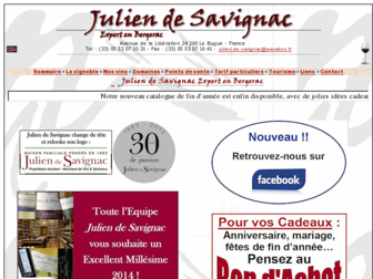 julien-de-savignac.com website preview