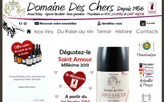 domaine-des-chers.fr website preview