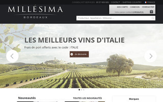 millesima.fr website preview