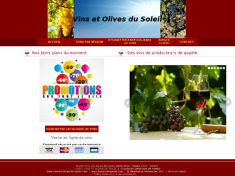 vins-et-olives-du-soleil.com website preview