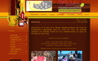 maisondesvins-lespiguette.com website preview
