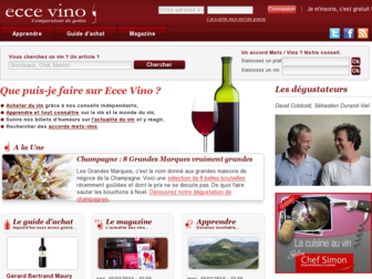 eccevino.com website preview