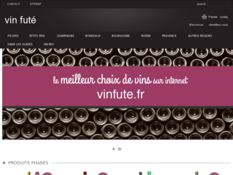 vinfute.fr website preview