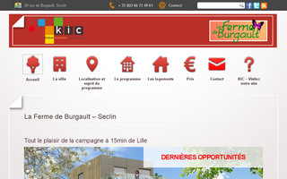 laferme-seclin.immobilierneuf-kic.fr website preview