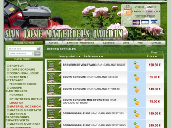 sanjose-materiel-jardin.com website preview