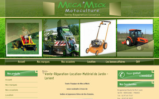 mecamick.fr website preview