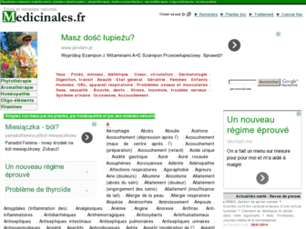 medicinales.fr website preview