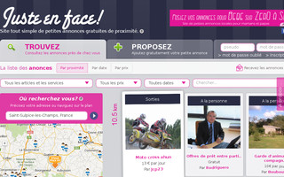 juste-en-face.com website preview