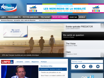 antennereunion.fr website preview