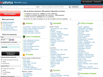 marseille.wannonce.com website preview