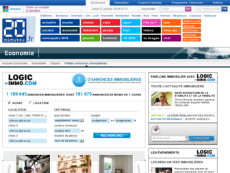 immobilier.20minutes.fr website preview