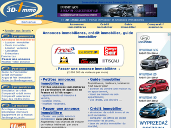 3d-immo.com website preview