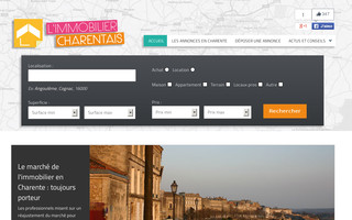 immobilier-charentais.fr website preview