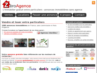 zeroagence.fr website preview