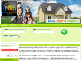 annonce-immobilier-gratuit.com website preview