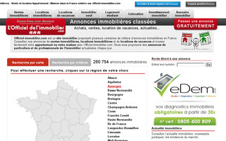 officiel-immobilier.com website preview