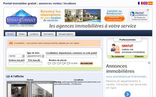 immo-connect.com website preview