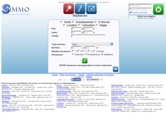 simmo.fr website preview
