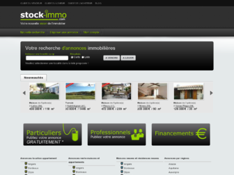 stock-immo.com website preview