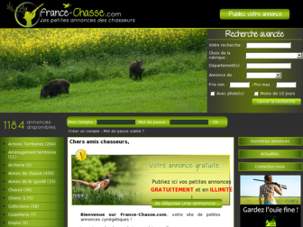 france-chasse.com website preview