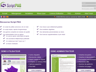 script-pag.com website preview