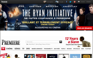 premiere.fr website preview