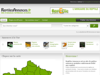 reptiles-annonces.fr website preview